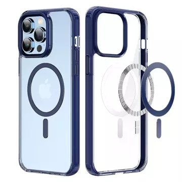 Dux Ducis Clin2 etui iPhone 14 Pro magnetyczny pokrowiec MagSafe niebieskie