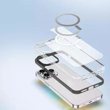 Dux Ducis Clin2 etui iPhone 14 Pro magnetyczny pokrowiec MagSafe szare