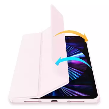 Dux Ducis Copa etui do iPad Pro 11'' 2020 / iPad Pro 11'' 2018 / iPad Pro 11'' 2021 pokrowiec smart cover z podstawką różowy