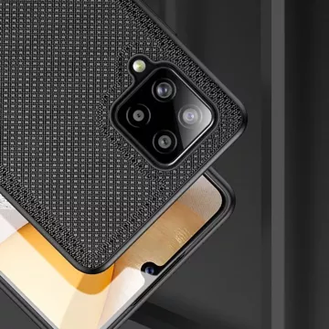 Dux Ducis Fino etui pokrowiec pokryty nylonowym materiałem Samsung Galaxy A42 5G szary