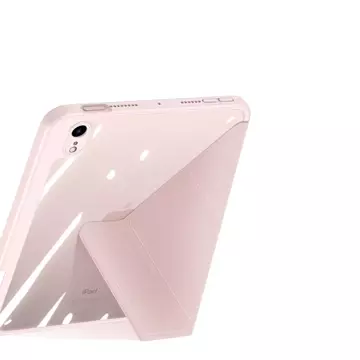 Dux Ducis Magi etui do iPad mini 2021 pokrowiec smart cover z podstawką i schowkiem na Apple Pencil różowy