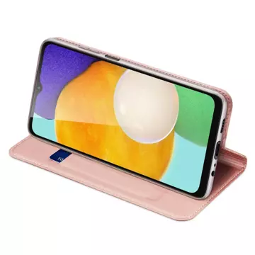 Dux Ducis Skin Pro etui Samsung Galaxy A14 5G pokrowiec z klapką portfel na kartę podstawka różowe