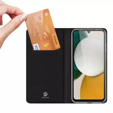 Dux Ducis Skin Pro etui do Samsung Galaxy A34 5G pokrowiec z klapką portfel na kartę podstawka czarne