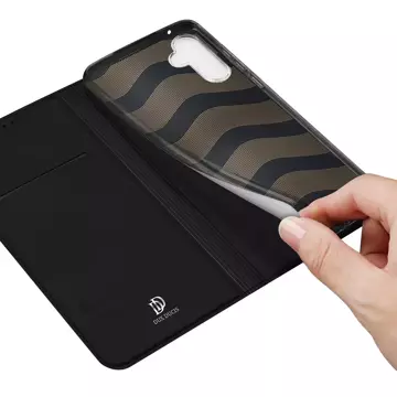 Dux Ducis Skin Pro etui do Samsung Galaxy A34 5G pokrowiec z klapką portfel na kartę podstawka czarne