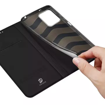 Dux Ducis Skin Pro etui do Xiaomi Redmi Note 12 Pro+ pokrowiec z klapką portfel na kartę podstawka czarne