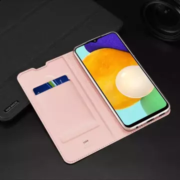 Dux Ducis Skin Pro kabura etui pokrowiec z klapką Samsung Galaxy A03s różowy