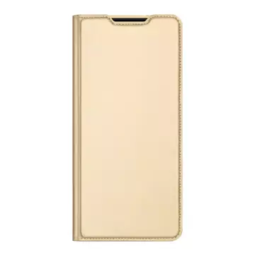 Dux Ducis Skin Pro kabura etui pokrowiec z klapką Samsung Galaxy S22+ (S22 Plus) złoty