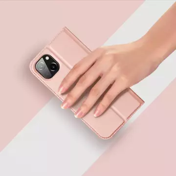 Dux Ducis Skin Pro kabura etui pokrowiec z klapką iPhone 14 Plus złoty