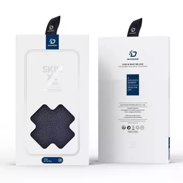 Dux Ducis Skin X2 etui do iPhone 14 Pro pokrowiec z magnetyczną klapką niebieski