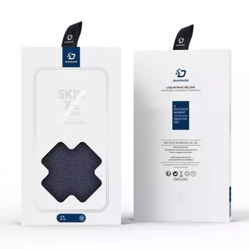 Dux Ducis Skin X2 etui do iPhone 14 pokrowiec z magnetyczną klapką niebieski