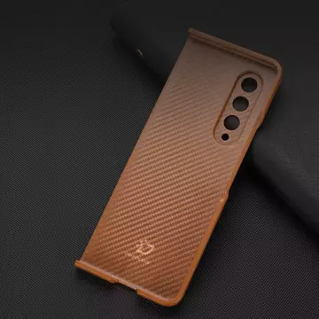 Dux Ducis Venice etui Samsung Galaxy Z Fold 4 skórzany pokrowiec brązowe