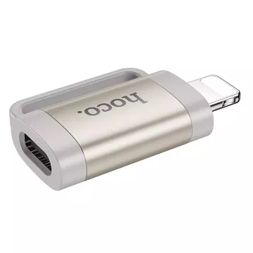 EOL HOCO Adapter OTG Lightning (męski) do Typ C (żeński) 2A UA31B Szary