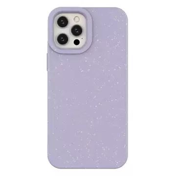 Eco Case etui do iPhone 12 Pro silikonowy pokrowiec obudowa do telefonu fioletowy