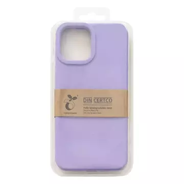 Eco Case etui do iPhone 12 Pro silikonowy pokrowiec obudowa do telefonu fioletowy