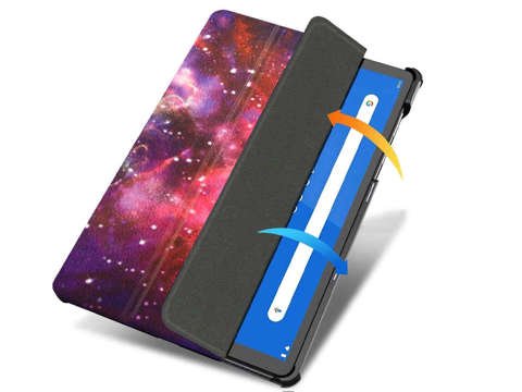 Etui Alogy Book Cover do Lenovo M10 Plus 10.3 TB-X606 Galaxy + Szkło Alogy