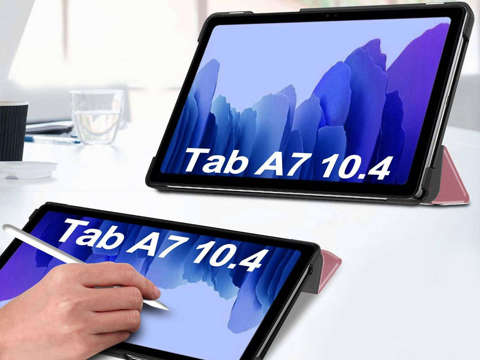 Etui Alogy Book Cover do Samsung Galaxy Tab A7 10.4 2020/ 2022 T500/T505 Różowe