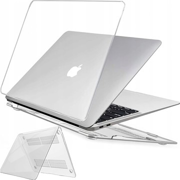 Etui Alogy Hard Case do Apple MacBook Air 13 2021 2020 M1 2019 2018 A2337 A2179 A1932 Przezroczyste