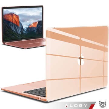 Etui Alogy Hard Case do Apple MacBook Air 13 2021 2020 M1 2019 2018 A2337 A2179 A1932 Przezroczyste