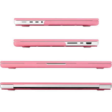 Etui Alogy Hard Case do Apple Macbook Pro 16 2021 A2485 Matowy Różowy