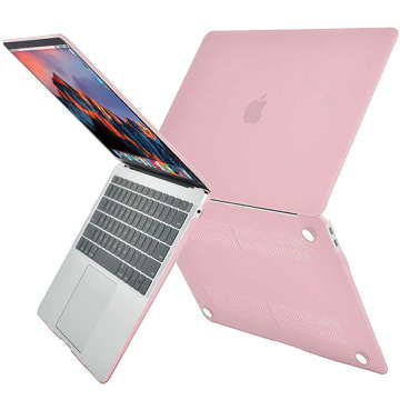 Etui Alogy Hard Case mat do Apple MacBook Air 2018 13 różowe