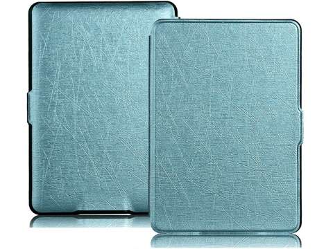 Etui Alogy Leather Smart Case do Kindle Paperwhite 1/2/3 Niebieskie z połyskiem