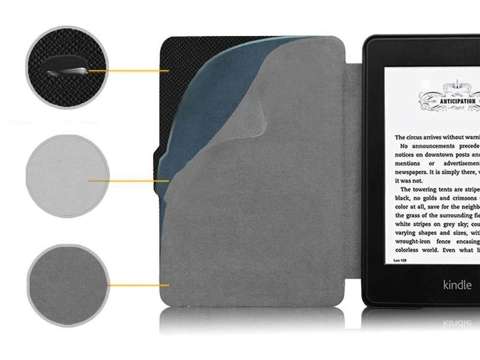 Etui Alogy Smart Case do Kindle Paperwhite 1/2/3 Czarne