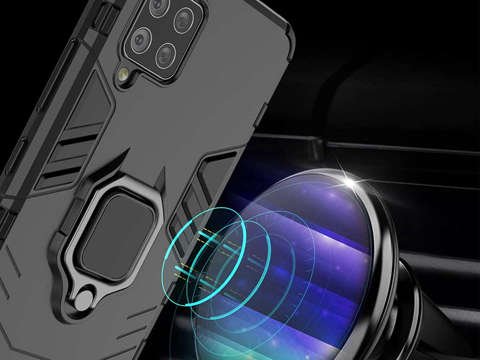 Etui Alogy Stand Ring Armor do Samsung Galaxy A42 5G czarne