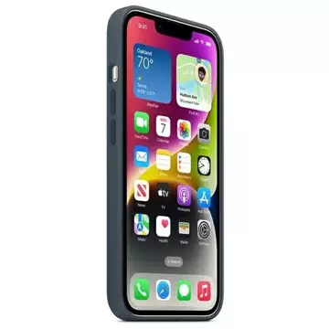 Etui Apple MPT53ZM/A do iPhone 14 Plus 6,7" MagSafe niebieski/storm blue Silicone Case