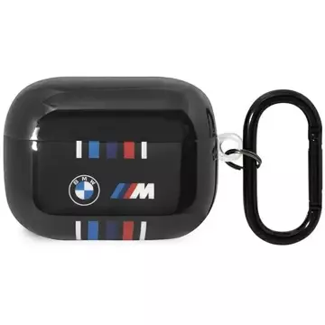 Etui BMW BMAP22SWTK do AirPods Pro cover czarny/black Multiple Colored Lines
