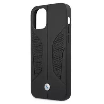 Etui BMW BMHCP12MRSCSK do Apple iPhone 12/12 Pro 6,1" hardcase Leather Perforate Sides