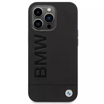 Etui BMW BMHCP14XSLLBK do iPhone 14 Pro Max 6,7" Leather Stamp