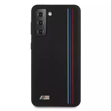 Etui BMW BMHCS21MSIVTBK do Samsung Galaxy S21 Plus G996 Silicone Stripes M Collection