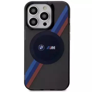 Etui BMW BMHMP14LHDTK do iPhone 14 Pro 6.1" Tricolor Stripes MagSafe