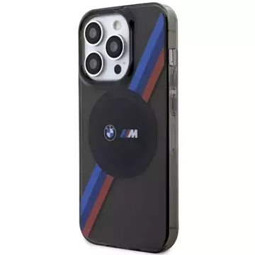 Etui BMW BMHMP14LHDTK do iPhone 14 Pro 6.1" Tricolor Stripes MagSafe