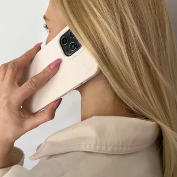 Etui Eco Case do iPhone 14 Plus Białe Degradowalne Silikonowe Pokrowiec