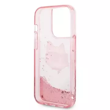 Etui Etui Karl Lagerfeld KLHCP14LLNCHCP do iPhone 14 Pro 6,1" hardcase Glitter Choupette Head