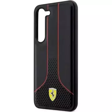 Etui Ferrari do Samsung Galaxy S23 HardCase Perforated 296-P czarny