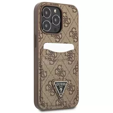 Etui Guess GUHCP13LP4TPW do iPhone 13 Pro / 13 6,1" hardcase 4G Triangle Logo Cardslot