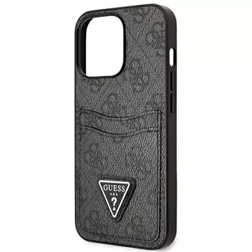 Etui Guess GUHCP13XP4TPK do iPhone 13 Pro Max 6,7" hardcase 4G Triangle Logo Cardslot