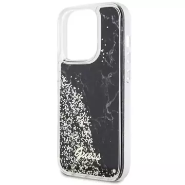 Etui Guess GUHCP14LLCSGSGK do iPhone 14 Pro 6.1" hardcase Liquid Glitter Marble