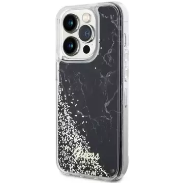 Etui Guess GUHCP14LLCSGSGK do iPhone 14 Pro 6.1" hardcase Liquid Glitter Marble