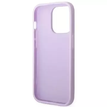 Etui Guess GUHCP14LPSASBPU do Apple iPhone 14 Pro 6,1" fioletowy/purple Saffiano Strap