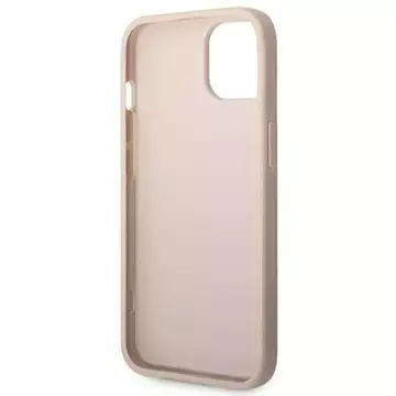 Etui Guess GUHCP14MG4GFPI do Apple iPhone 14 Plus 6,7" różowy/pink hard case 4G Metal Gold Logo