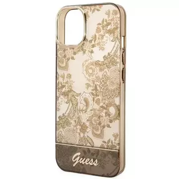 Etui Guess GUHCP14SHGPLHC do Apple iPhone 14 6,1" ochre hardcase Porcelain Collection