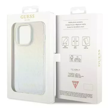 Etui Guess GUHCP15LHDECMI do iPhone 15 Pro 6.1" wielokolorowy hardcase IML Faceted Mirror Disco Iridescent