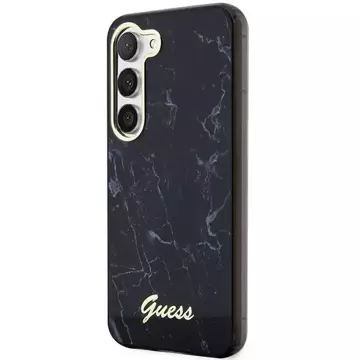 Etui Guess GUHCS23MPCUMAK do Samsung Galaxy S23+ Plus S916 czarny/black hardcase Marble