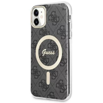 Etui Guess GUHMN61H4STK do iPhone 11 6.1" hardcase 4G MagSafe