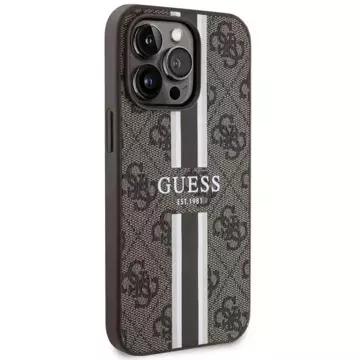 Etui Guess GUHMP13XP4RPSW do iPhone 13 Pro Max 6.7 hardcase 4G Printed Stripes MagSafe