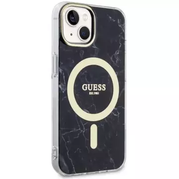 Etui Guess GUHMP14SPCUMAK do iPhone 14 6.1" hardcase Marble MagSafe