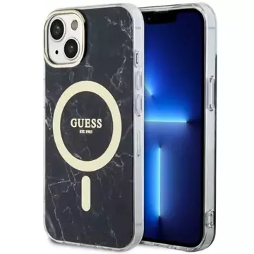 Etui Guess GUHMP14SPCUMAK do iPhone 14 6.1" hardcase Marble MagSafe